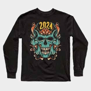 Dark New Year 2024 Long Sleeve T-Shirt